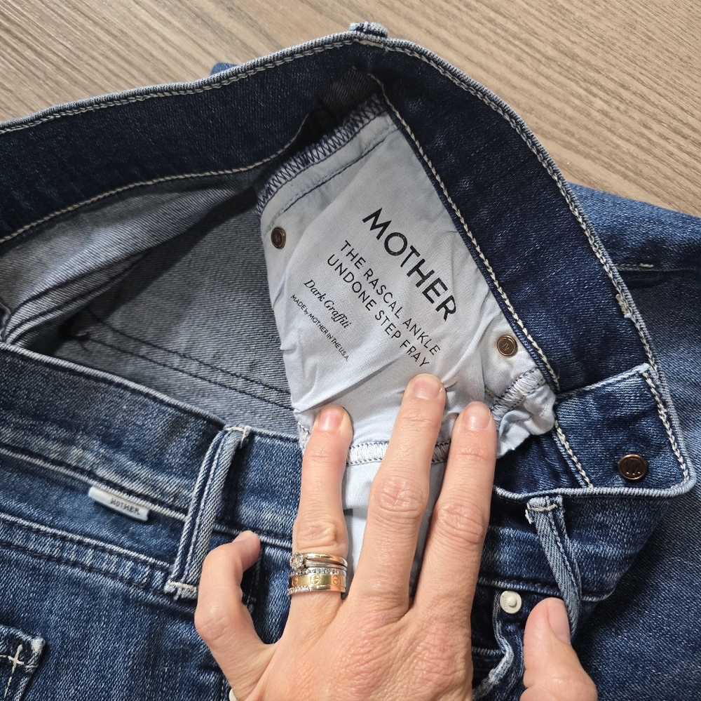 MOTHER Rascal Ankle Jeans Denim - Picture 4 of 7